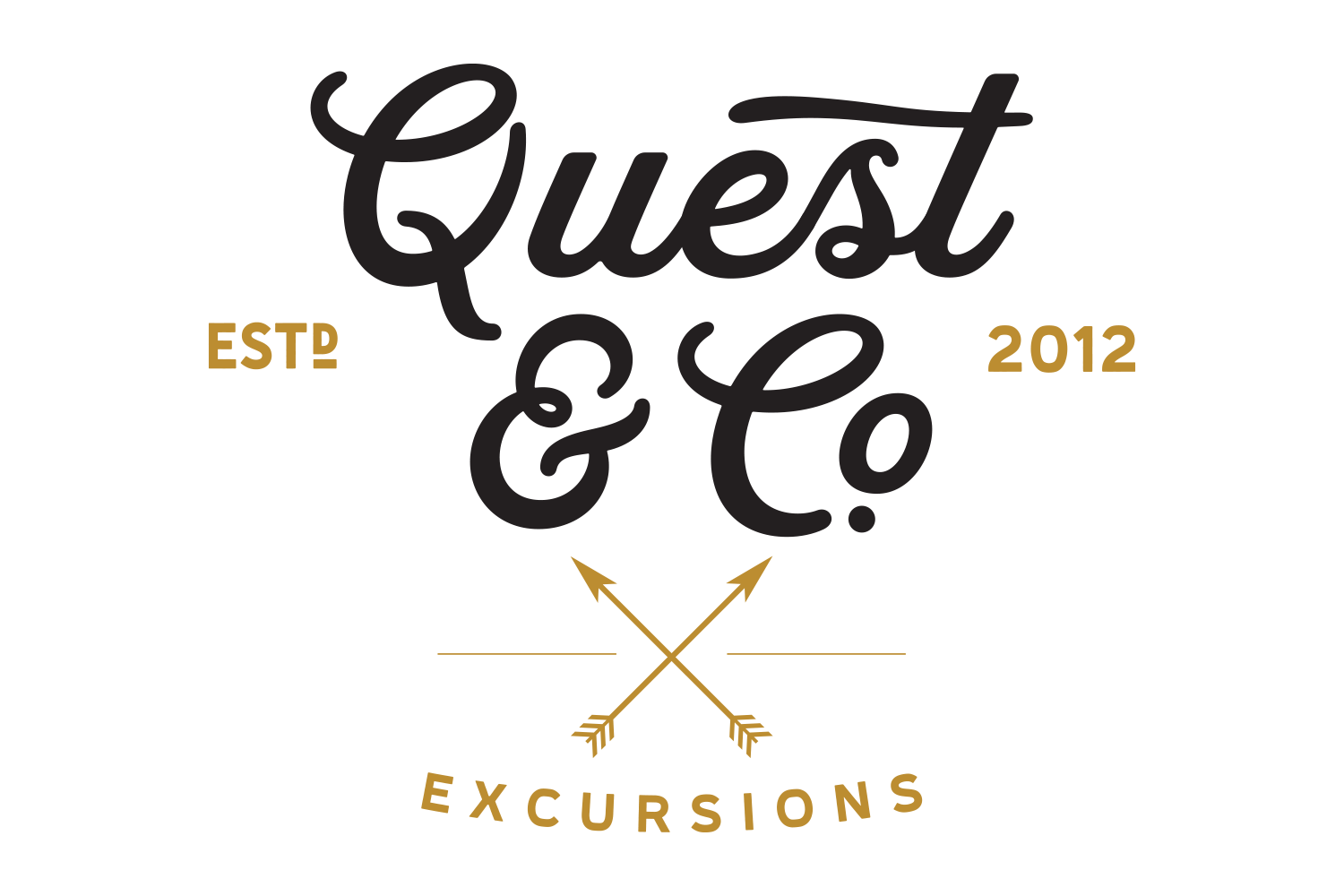 Quest & Co. Excursions logo template